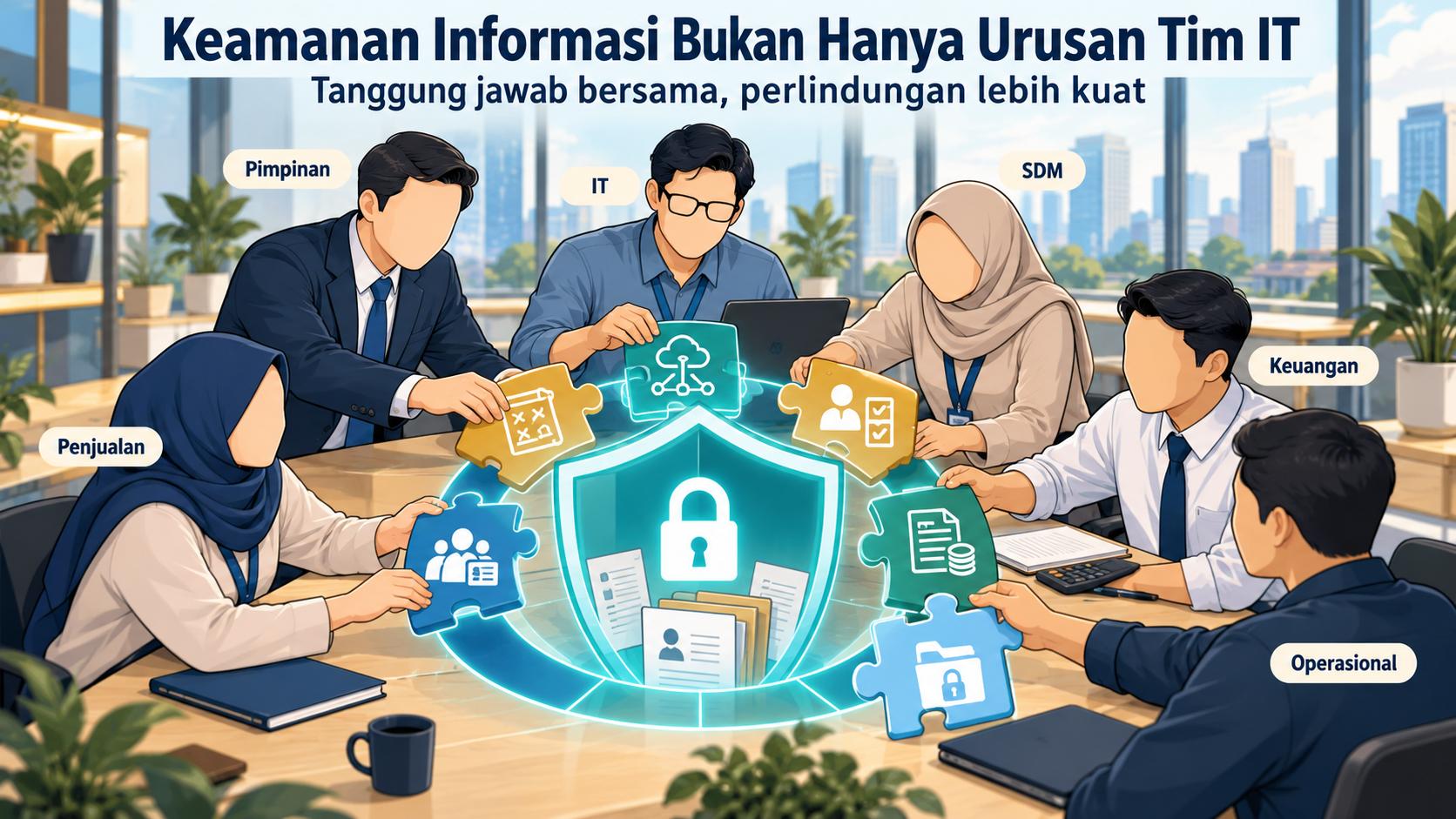 Keamanan Informasi Bukan Hanya Urusan Tim IT