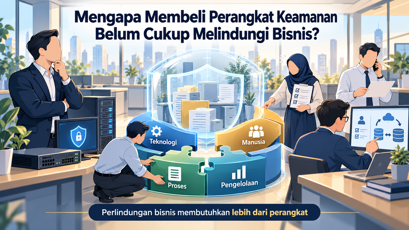 Mengapa Membeli Perangkat Keamanan Belum Cukup Melindungi Bisnis?