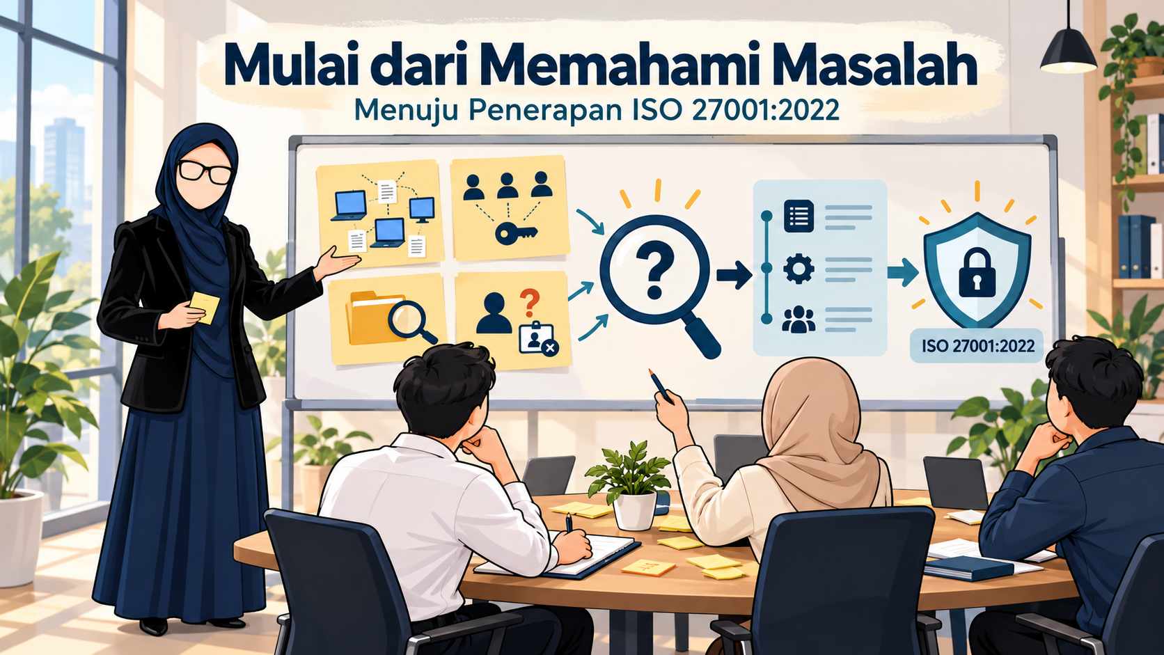 Mulai dari memahami masalah menuju penerpan ISO 27001:2022