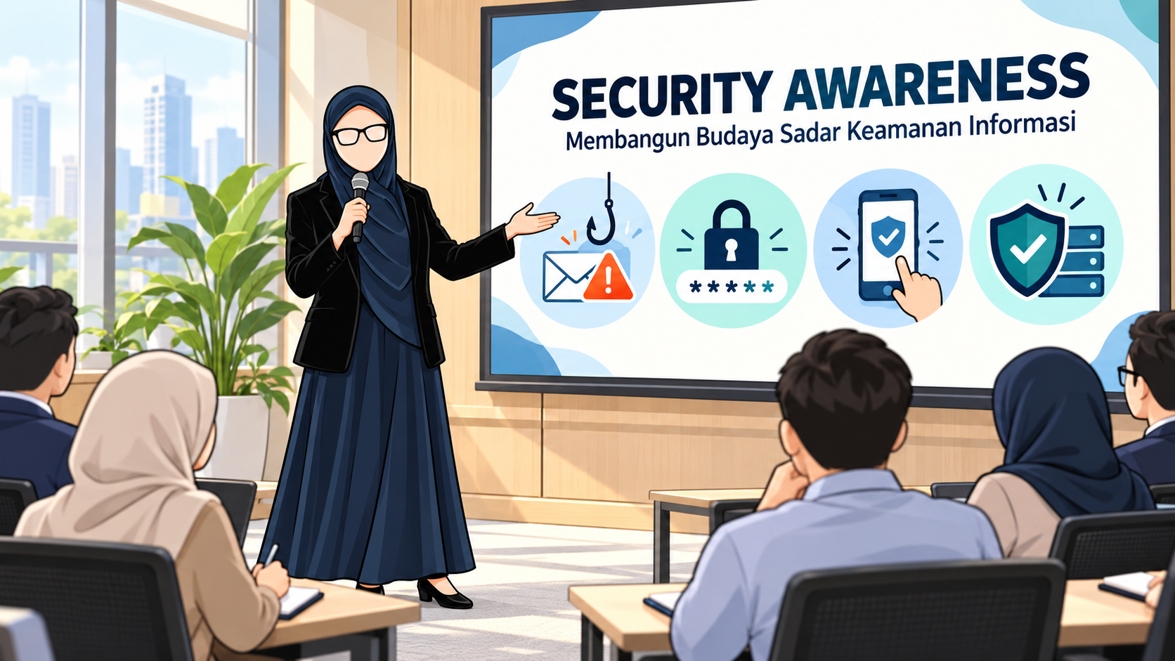 Narasumber Kegiatan Security Awareness